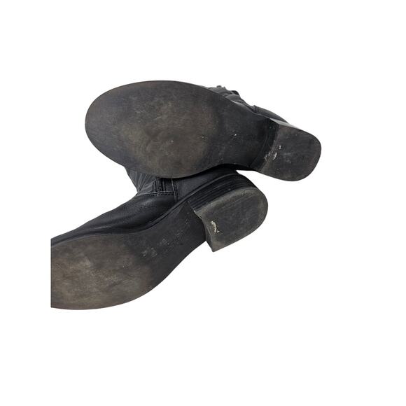 Gentle Souls 9.5 Brian Black Leather Tall Boot Buckle Riding Classic Comfort - Picture 4 of 5